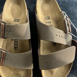 brand new brown birkenstock size 38